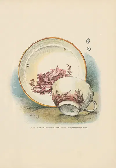 Das Porzellan Pl.06 by Georg Lehnert, 1902 — digital art print download