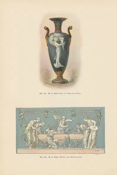 Das Porzellan Pl.10 by Georg Lehnert, 1902 — digital art print download