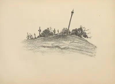 Литовское кладбище by Германн Струк, 1916 — digital art print download
