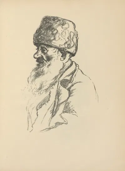 Голова старого еврея by Германн Струк, 1916 — digital art print download