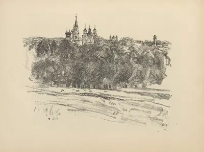 Вид на Гродно by Германн Струк, 1916 — digital art print download