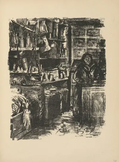 Лавка в Гродно by Германн Струк, 1916 — digital art print download