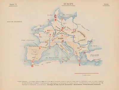 Europe – Analyse by Jacques Autor Parlier, 1907 — digital art print download