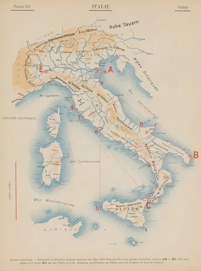 Italie – Analyse by Jacques Autor Parlier, 1907 — digital art print download