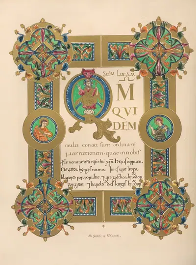 Евангелия Кнута. by Джон Обадия Уэствуд, 1845 — digital art print download