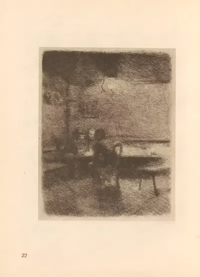 К 'Восстанию ткачей' by Кэтэ Кольвиц, 1925 — digital art print download