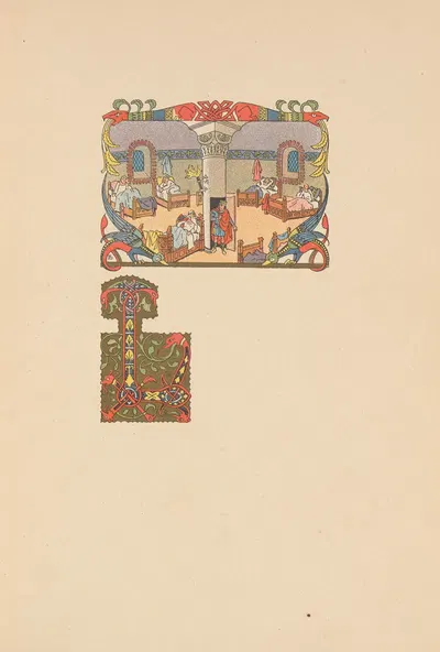 Сказания Жака Турнеброша Пл.03 by Леон Лебег, 1909 — digital art print download