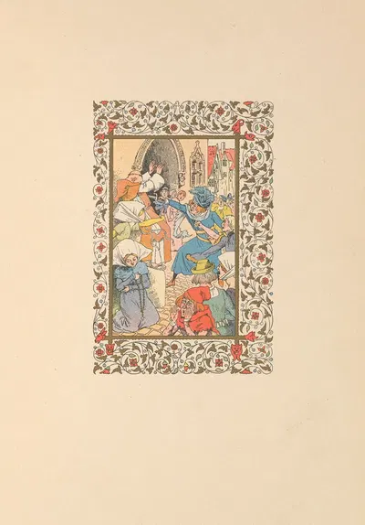 Сказки Жака Турнеброш, пл. 12 by Леон Лебег, 1909 — digital art print download