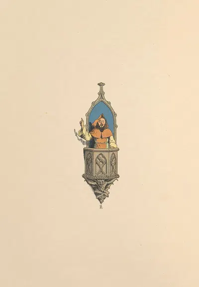 Сказки Жака Турнброша Пл.17 by Леон Лебег, 1909 — digital art print download