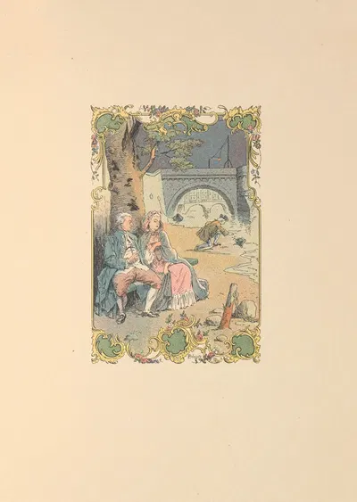 Les contes de Jacques Tournebroche Pl.34 by Léon Lebègue, 1909 — digital art print download