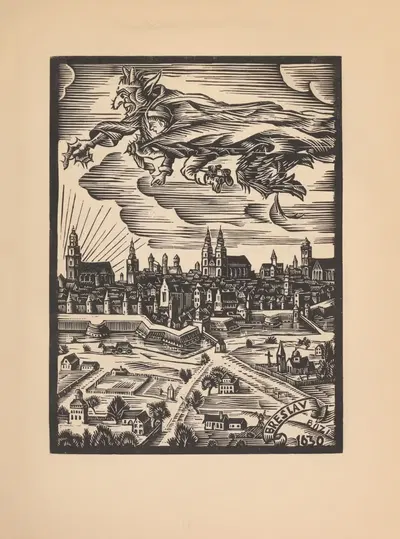 Шлезские сказания, Пл. 02 by Бодо Циммерманн, 1931 — digital art print download