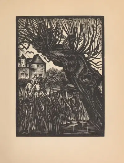 Шлезские сказания Пл.03 by Бодо Циммерманн, 1931 — digital art print download