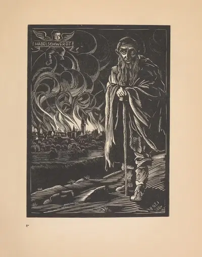 Шлезвигские сказания пл. 08 by Бодо Циммерманн, 1931 — digital art print download