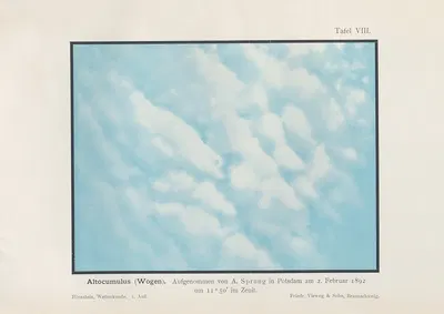 Altocumulus by Richard Börnstein, 1906 — digital art print download