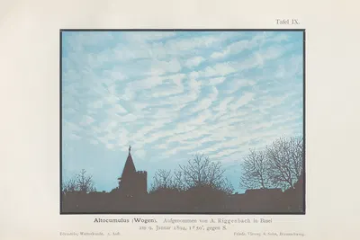Altocumulus by Richard Börnstein, 1906 — digital art print download