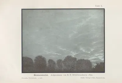 Stratocumulus by Richard Börnstein, 1906 — digital art print download