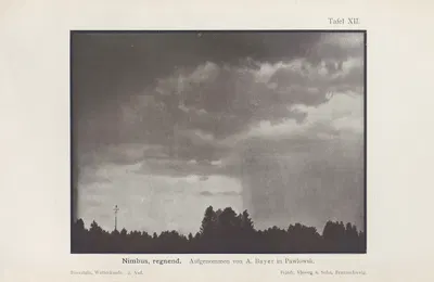 Nimbus, regnend by Richard Börnstein, 1906 — digital art print download