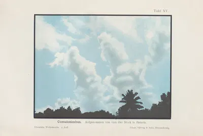 Кумулонимбус. Записано ван дер Стоком в Батавии by Ричард Бёрнштейн, 1906 — digital art print download