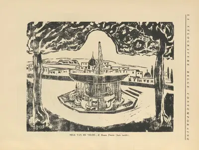 Неле ван де Вельде – Иль Монте Пинчо by Сандер Пьеррон, 1931 — digital art print download