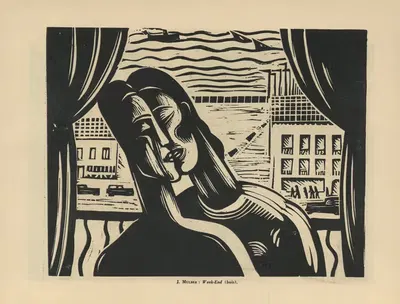 Жан Мулдер - Уикенд by Сандер Пьеррон, 1931 — digital art print download