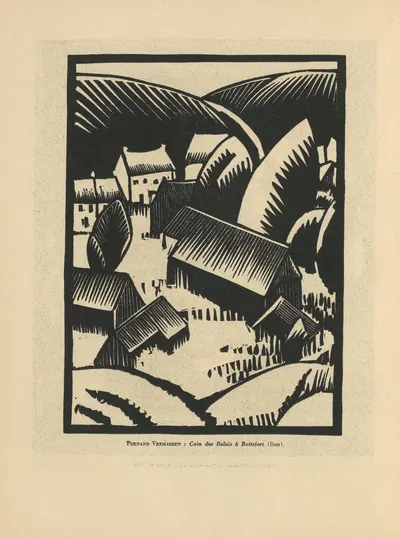 Фернанд Верхаеген - Угол метел в Буафорте by Сандер Пьеррон, 1931 — digital art print download