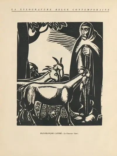 Жан-Франсуа Кантре – Козопас by Сандер Пьеррон, 1931 — digital art print download