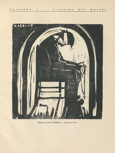 Брат Каллист Фиммерс – 'Доверие' by Сандер Пьеррон, 1931 — digital art print download