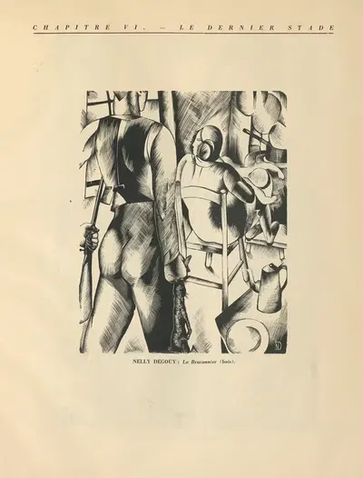 Нелли Дегуи – Браконьер by Сандер Пьеррон, 1931 — digital art print download
