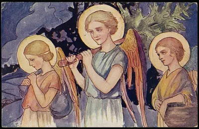 Счастливых праздников! by А. Урсын, 1928 — digital art print download