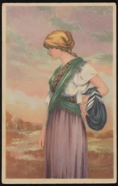 Женщина с платком на голове by Амаг, 1918-1939 — digital art print download
