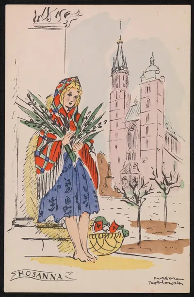 Осана by Барбара Бобловска, 1945 — digital art print download