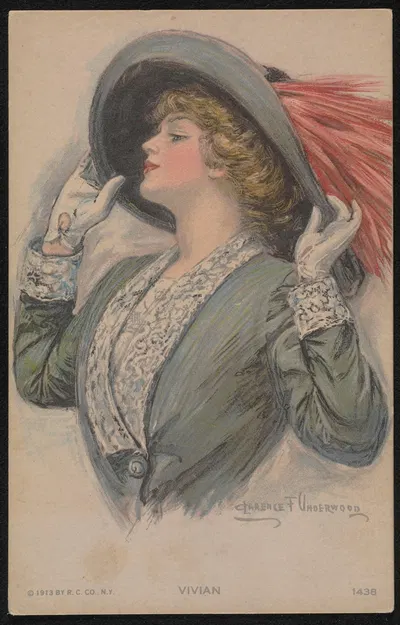 Vivian by Clarence F. Underwood, 1913 — digital art print download