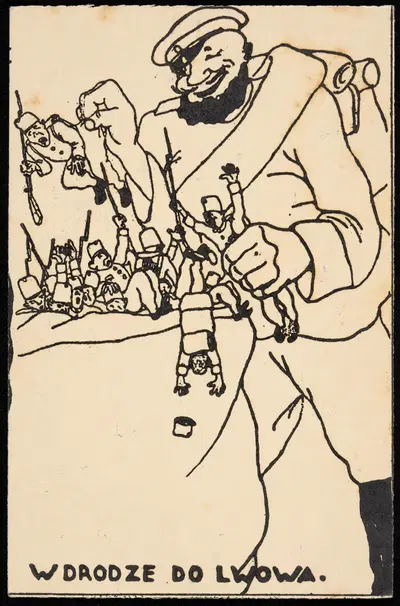 В пути к Львову by Друк. Л. Богуславского, 1914 — digital art print download