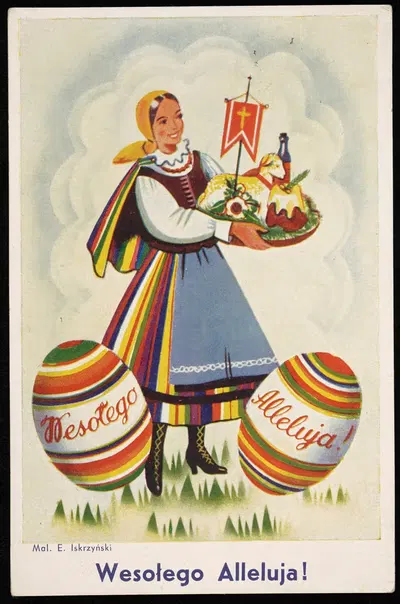 Веселого Аллилуйя! by Э. Искрыński, 1937 — digital art print download