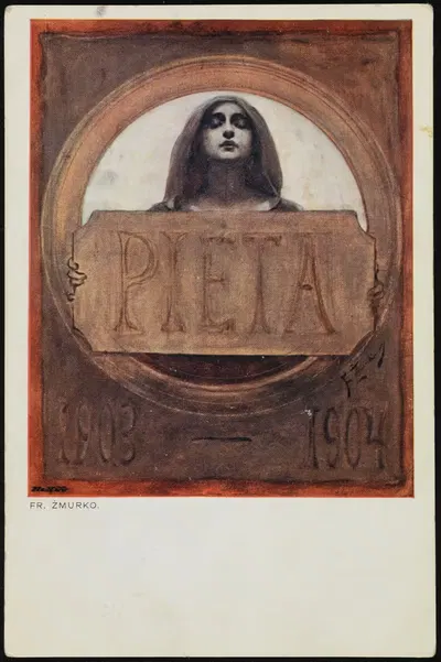 Пьета 1903-1904 by Францишек Жмурко, 1909 — digital art print download