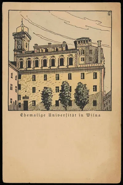 Ehemalige Universität in Wilna by Gerd Paul, 1915-1918 — digital art print download