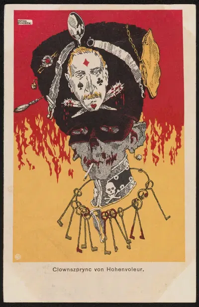 Клоунзпринц фон Хохенвулер by Генрик Август Новодворский, 1915 — digital art print download
