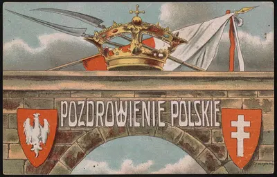 Pozdrowienie polskie by Józef Graczyński, 1908-1922 — digital art print download
