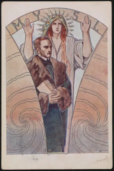 Польша в аллегории by Йозефа Худзиковска, 1906-1930 — digital art print download