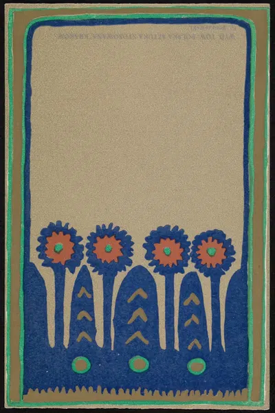 Орнамент с цветами by Казимеж Бжозовский, 1900-1905 — digital art print download
