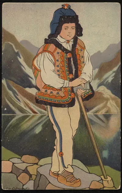 Молодой горец by Л. В. Москальского, 1905-1912 — digital art print download