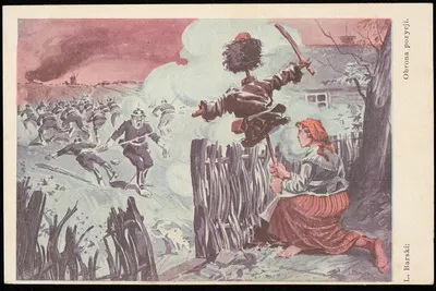 Obrona pozycji by Leonard Barski, 1915 — digital art print download