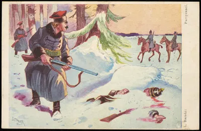 Партизаны by Леонард Барский, 1915 — digital art print download