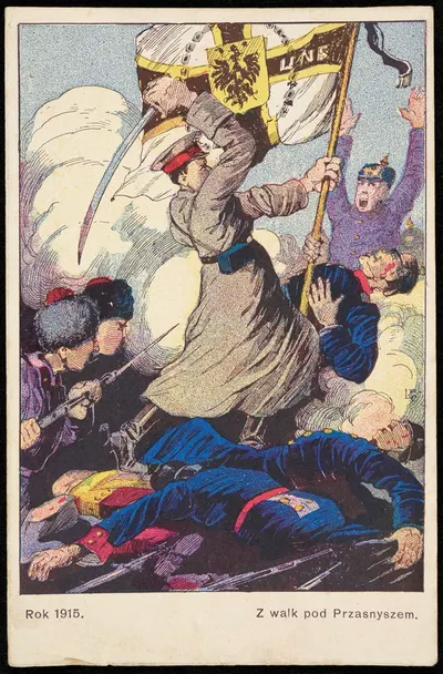 Rok 1915. Z walk pod Przasnyszem by Leonard Barski, 1915 — digital art print download