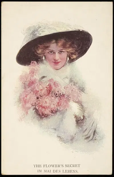Тайна цветка by М. М. Вьен, 1906-1914 — digital art print download
