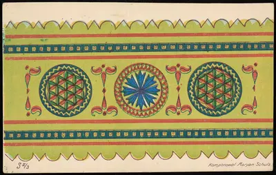 Wzór ludowych zdobień by Marian Szulc, 1906 — digital art print download
