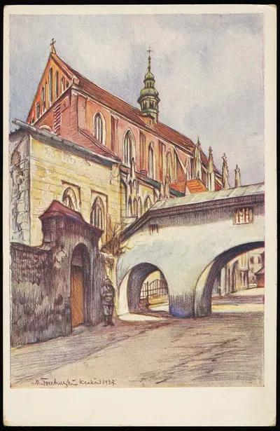 Краков; костёл святой Катарины by Мариан Тшебиньский, 1930-1939 — digital art print download
