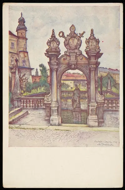 Краков; пруд на Скалке by Мариан Тшебиньский, 1930-1939 — digital art print download