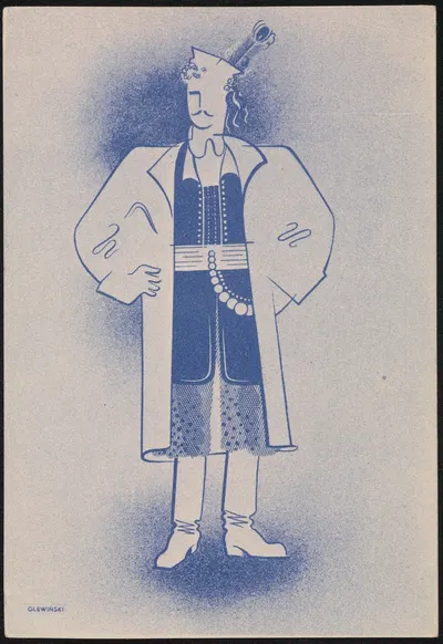 Краковский костюм by Станислав Глевиньский, 1938-1940 — digital art print download
