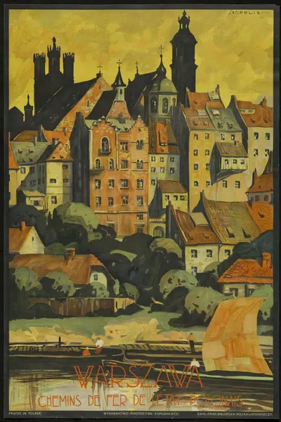 Warszawa by Stefan Norblin — digital art print download